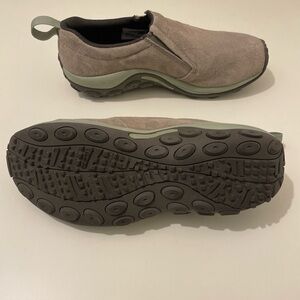 Merrel Shoes Womens 10 Gunsmoke Jungle Glove‎ Moc Genuine Suede Comfort Slip On